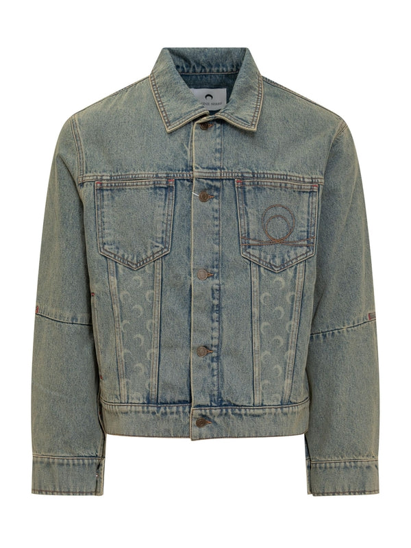 Marine Serre Skyblue Trucker