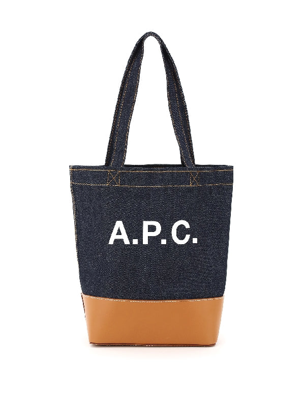 Axel Logo Denim Tote Bag - Jente