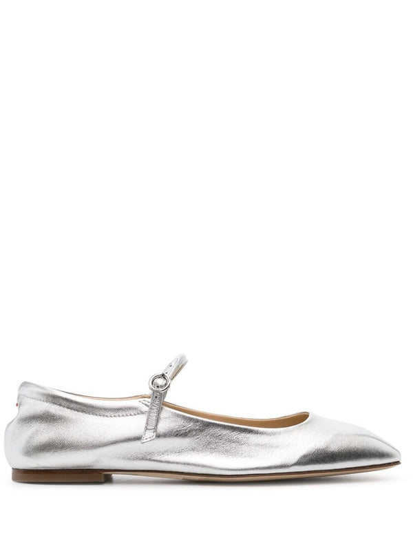 Ady Silver Flat Shoes