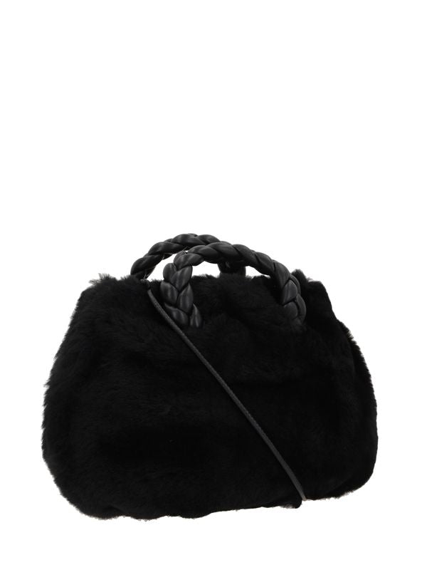HEREU - Bombon Shearling Tote Bag - Jente