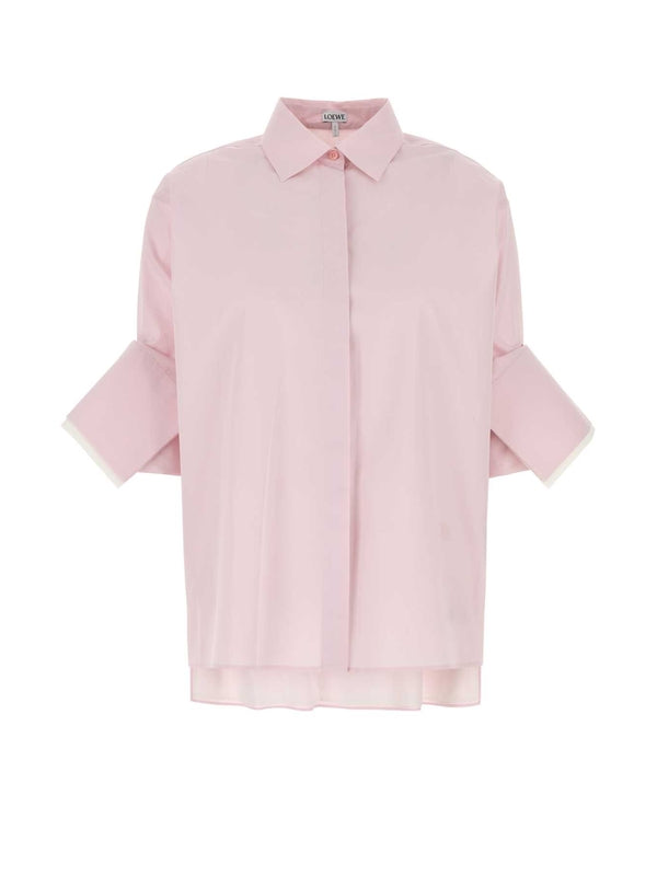 Turn-up Cotton Longsleeve Shirt