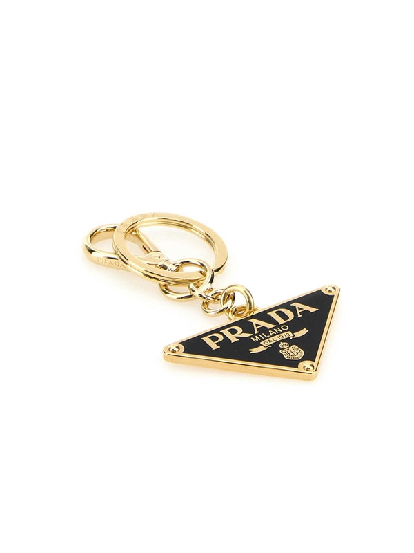 Triangle Logo Metal Keyring