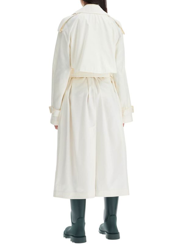 BURBERRY - Belted Double Trench Coat - Jente