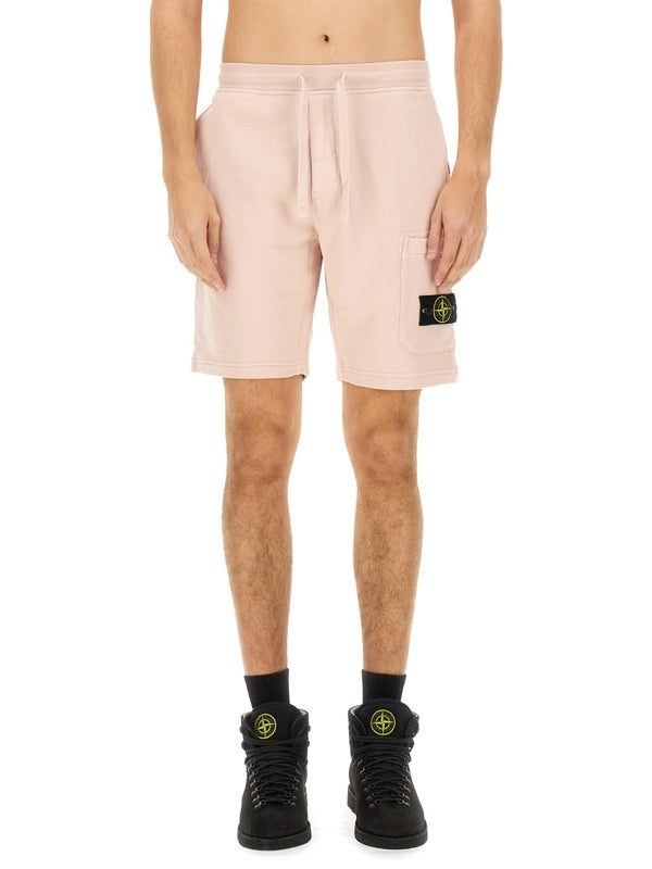 Wappen Patch Cotton Shorts