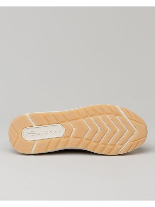 Logo Patch Suede Sneakers