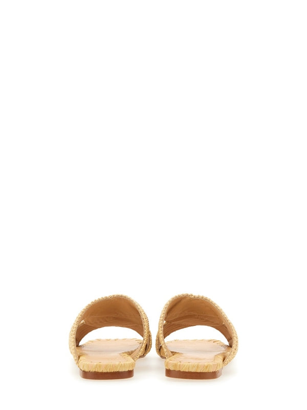 Castañer Beige Slides