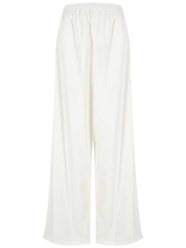 Straight Cotton Nylon Pants