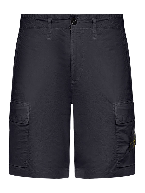 Wappen Patch Cotton Cargo Shorts