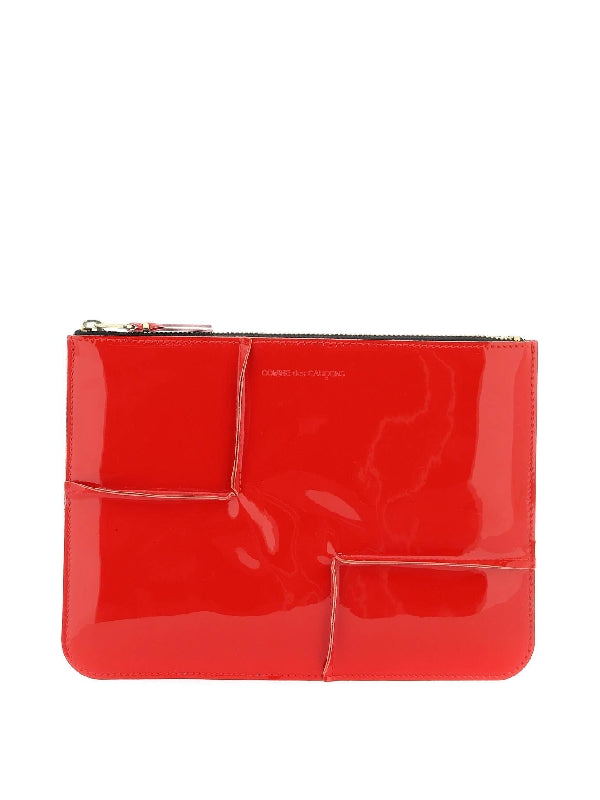 Patent Leather Zipper Wallet - Jente