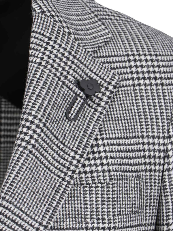 LARDINI - Boutonniere Wool Single Blazer - Jente
