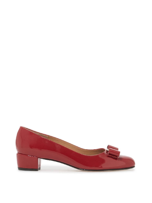 Vara Bow Patent Leather Pumps - Jente