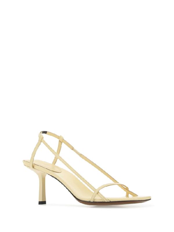 Leather Strappy Sandal Heelss