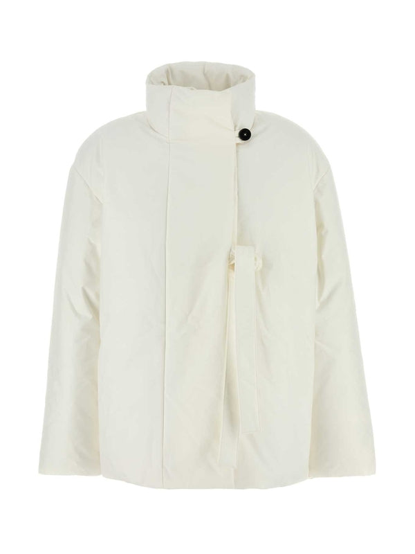 White Cotton Padded Jacket