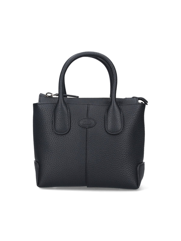 TOD'S - Di Logo Leather Tote Bag - Jente