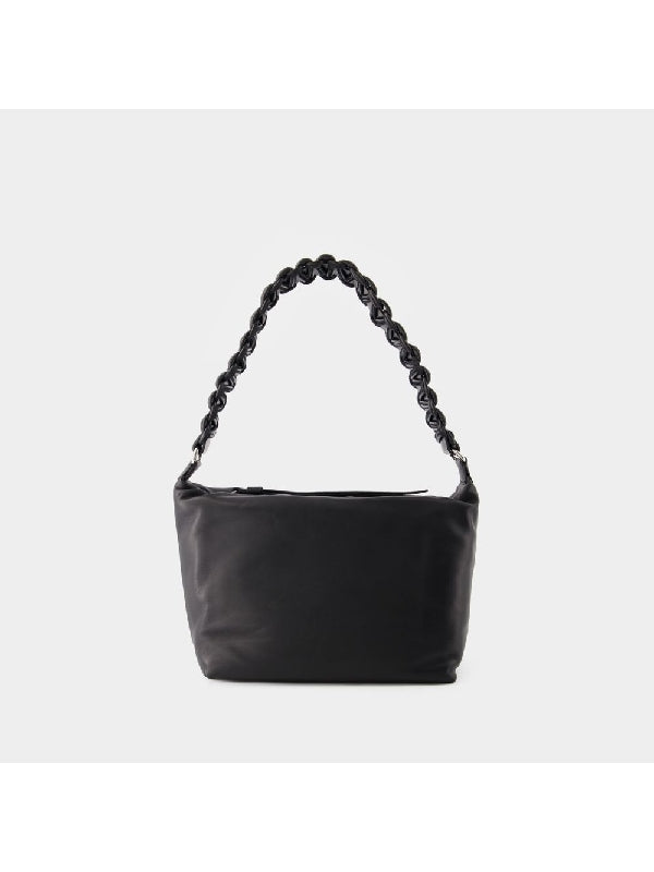 Lattice Leather Shoulder Bag