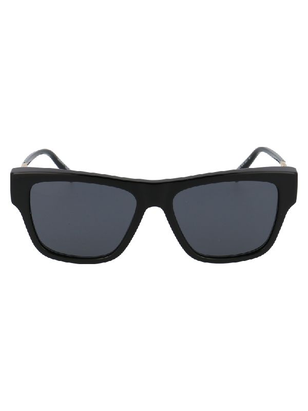 Two-tone Temple Black Sunglasses