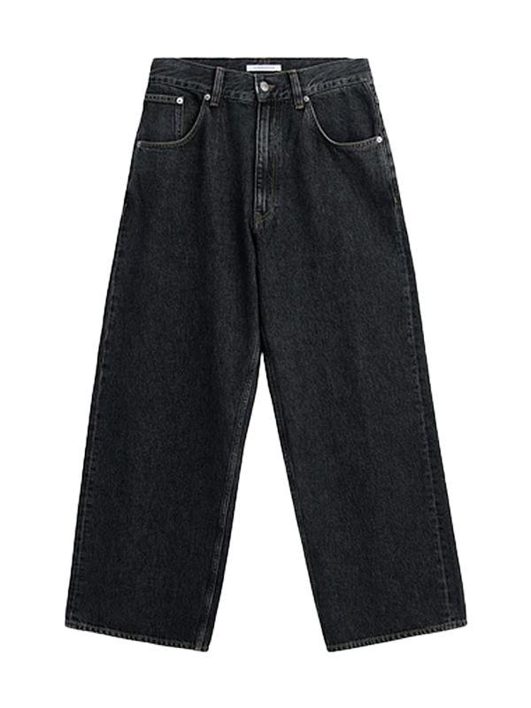 Super Wide Washed Denim Pants