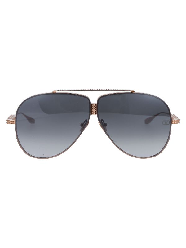 Xvi Stud Aviator Sunglasses