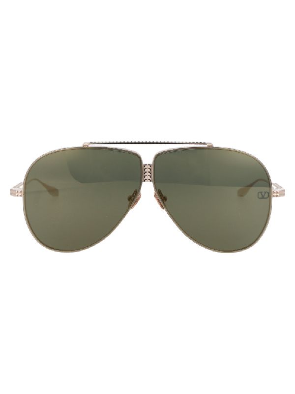 Xvi Stud Aviator Sunglasses