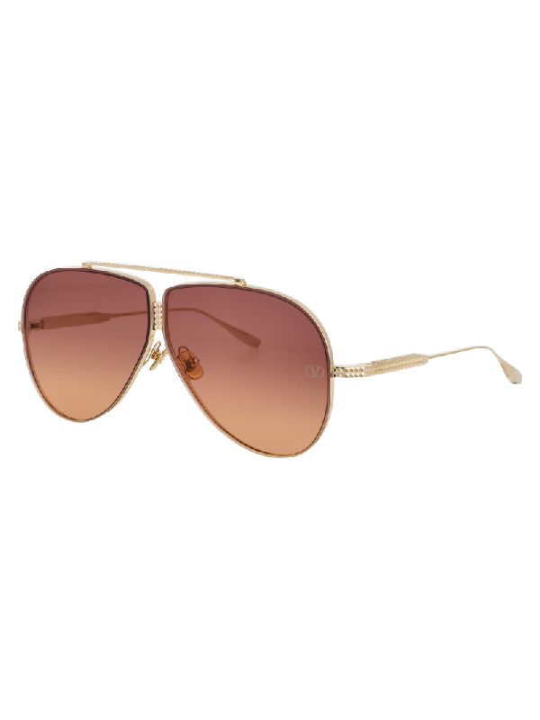Xvi Stud Aviator Sunglasses