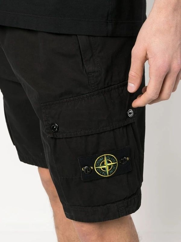 Wappen Patch Cotton Shorts