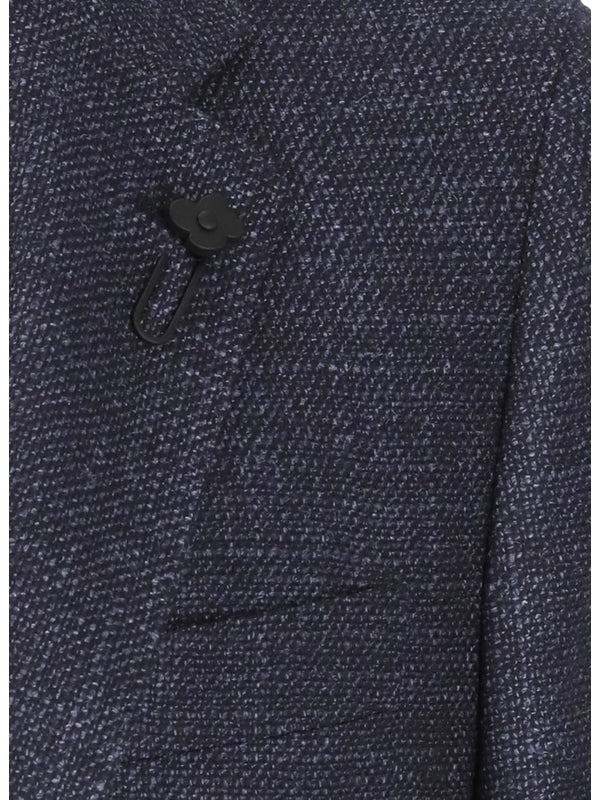 Boutonniere Check Single Jacket