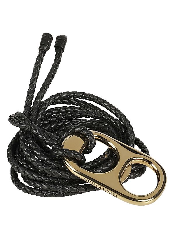 Braided Leather Thin Belt