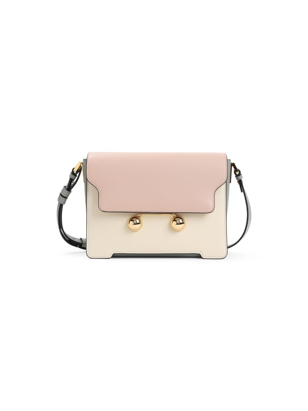 Trunkaroo Two-Tone Leather Medium Shoulder Bag