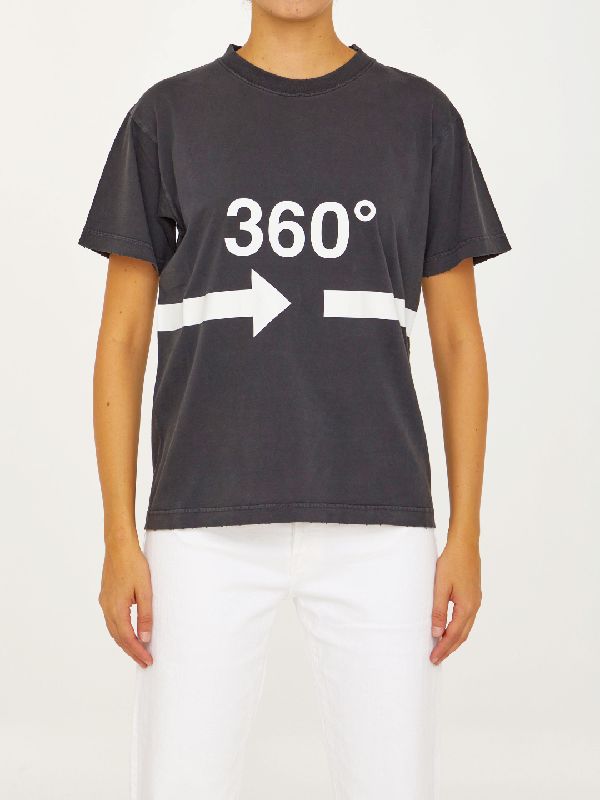 360°プリントコットンTシャツ