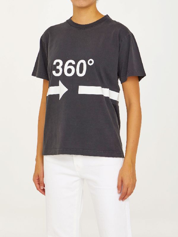 360°プリントコットンTシャツ