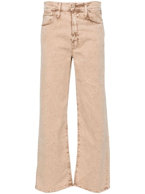 Beige Cotton
  Denim Pants