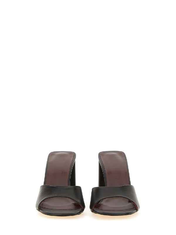 Sloane Leather Sandal Heels