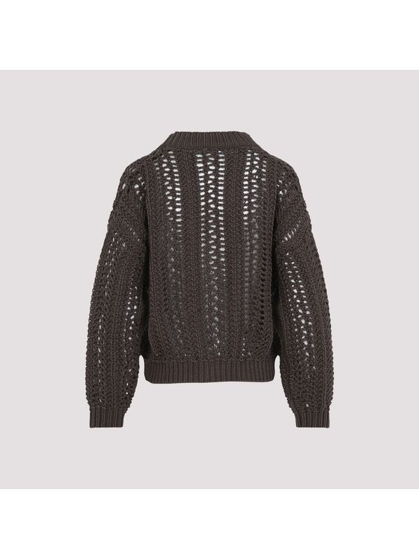 Openwork Cotton Cardigan