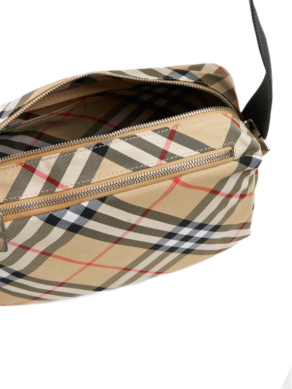 EKD Check Pattern Crossbody Bag