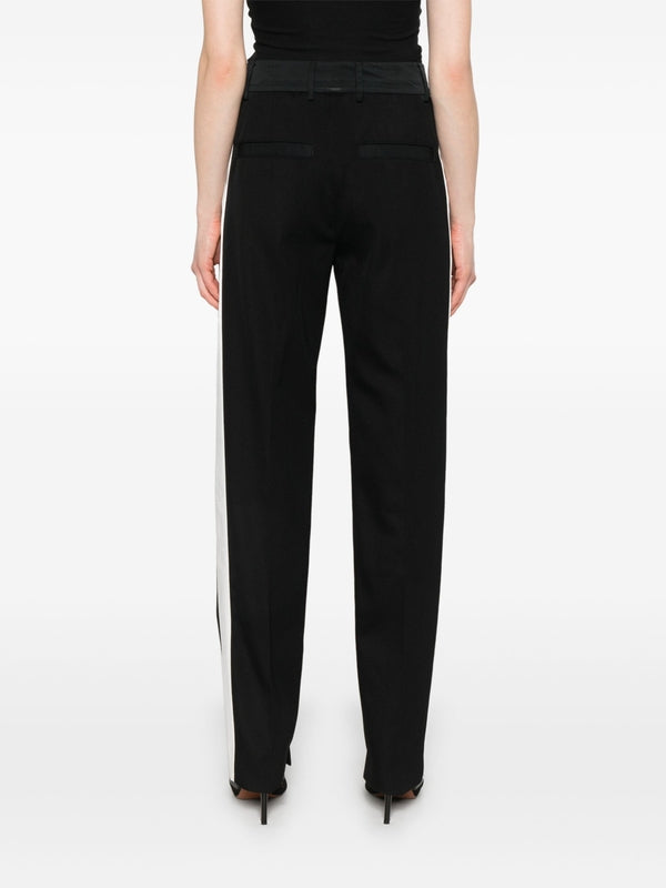 Side Stripe Wool Tailored Pants