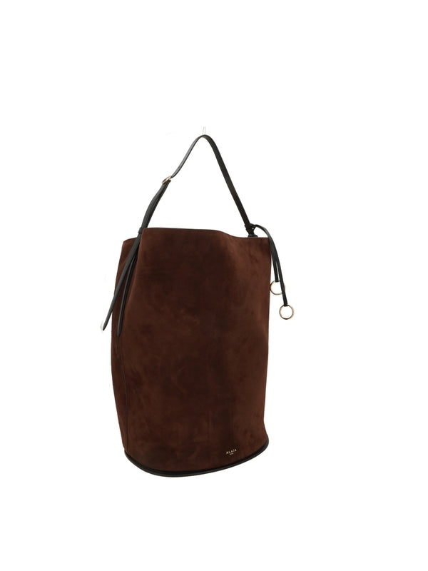 Alaia Brown Tote Bags