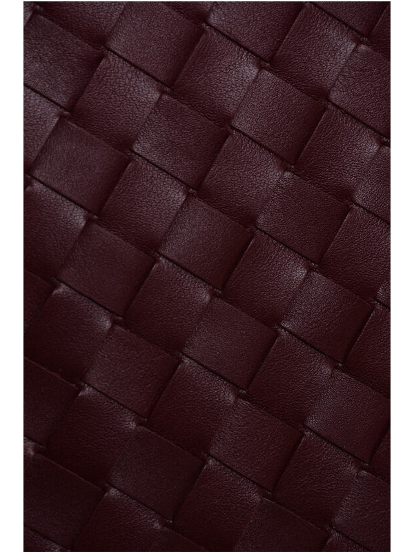 Bottega Veneta Intrecciato Notebook Burgundy Tech
