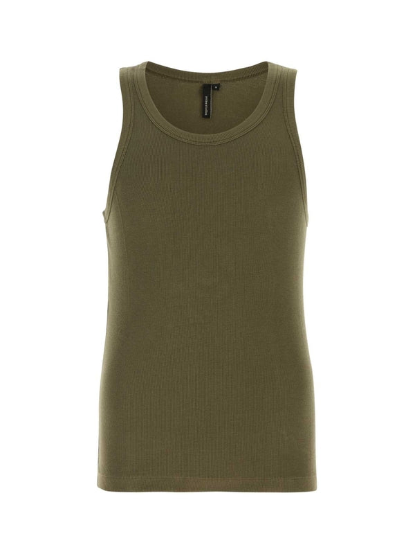 Crewneck Rib
  Cotton Tank Top