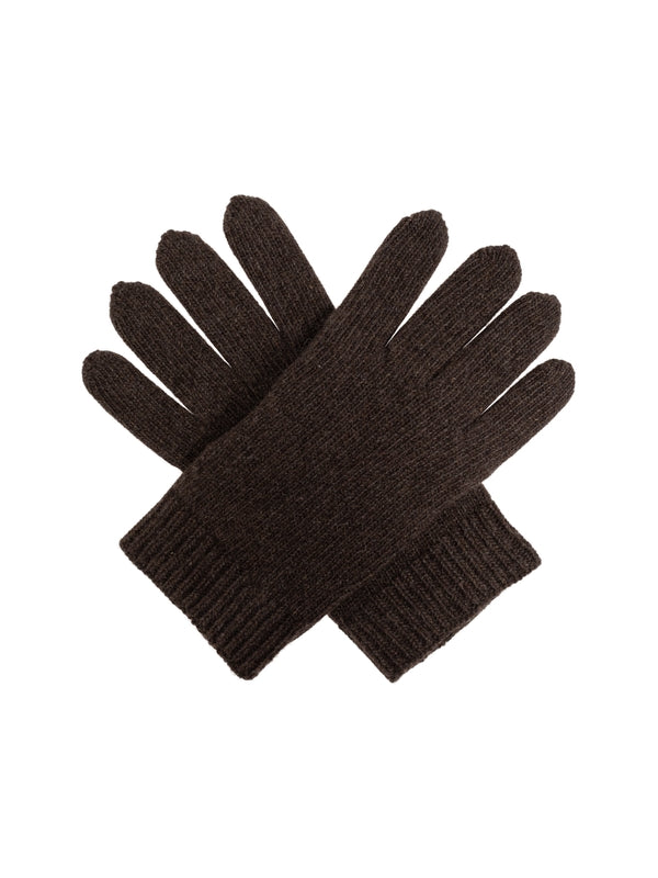 Logo Embroidered Cashmere Gloves