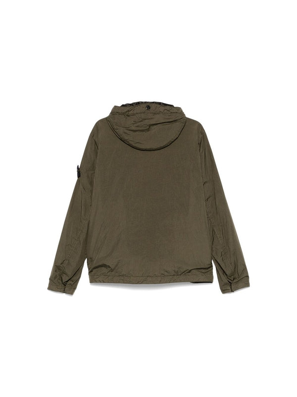 アップリケパッチナイロンフード付き
ジャケット