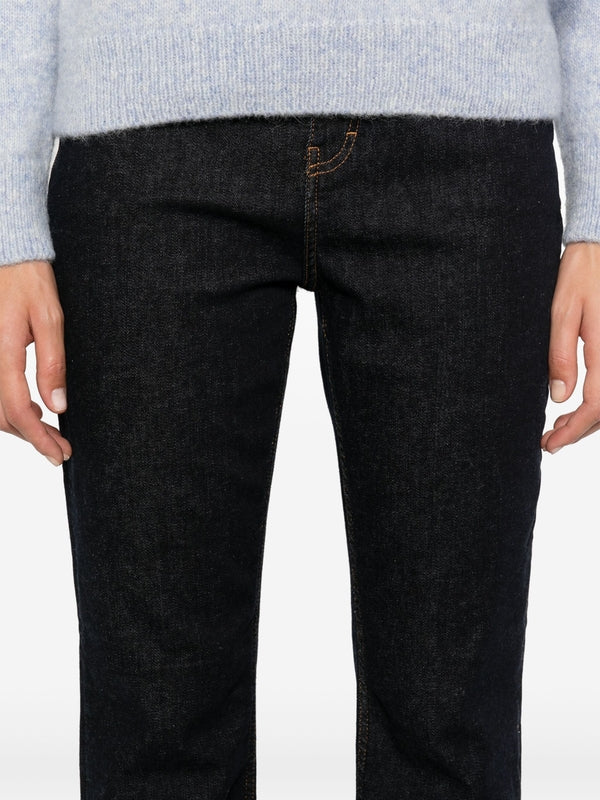 Jaylen Back Leather Patch
  Denim Pants