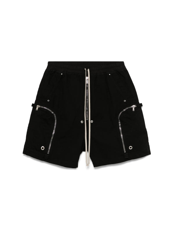Bauhaus Zipper Detail Cotton
  Shorts
