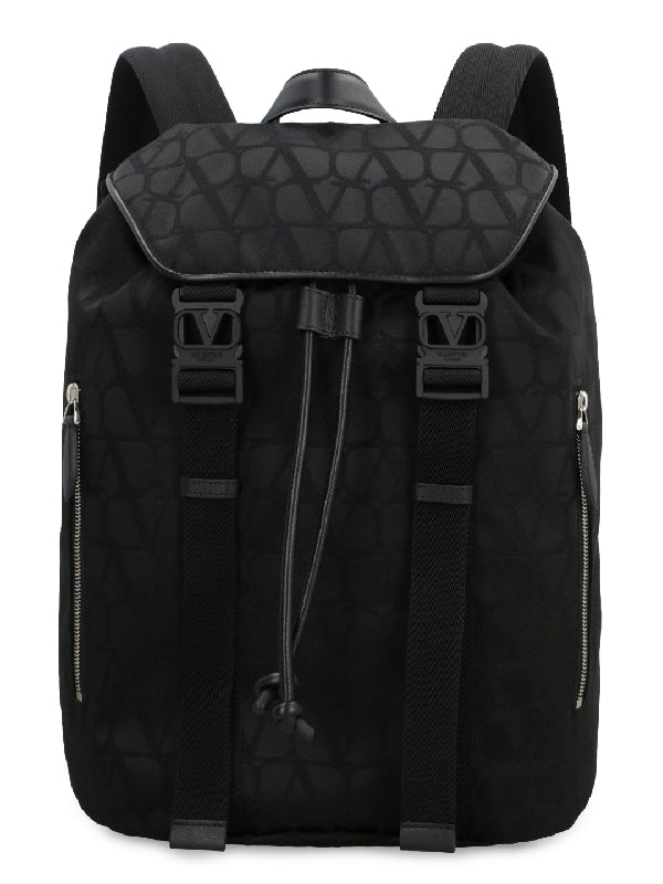 Vlogo Buckle Drawstring Backpack