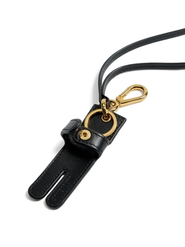 Amico Logo Detail Leather Keyring