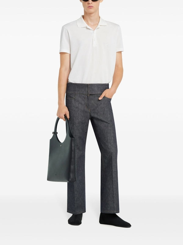 Ac Logo Embroidery Polo Shirt