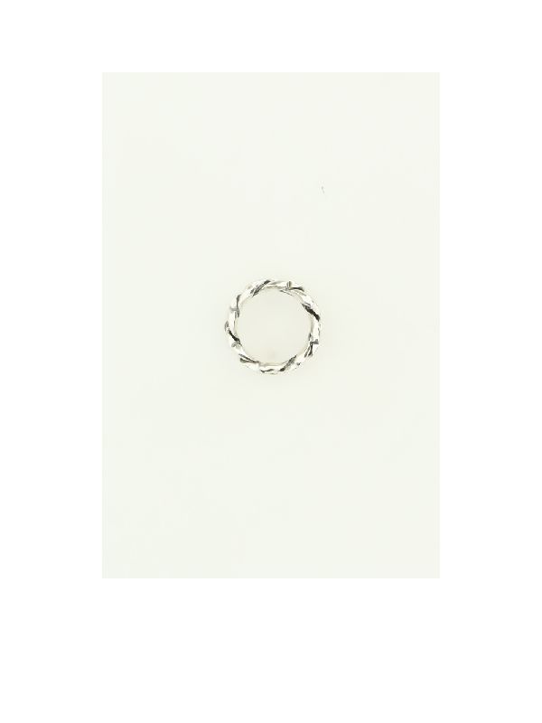 Braid Chain Silver Ring