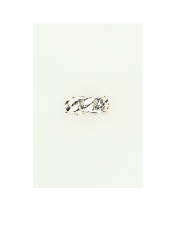 Braid Chain Silver Ring