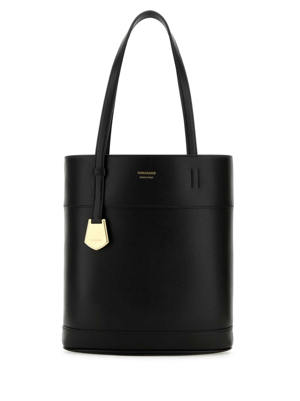 N/S Charming Leather Tote Bag