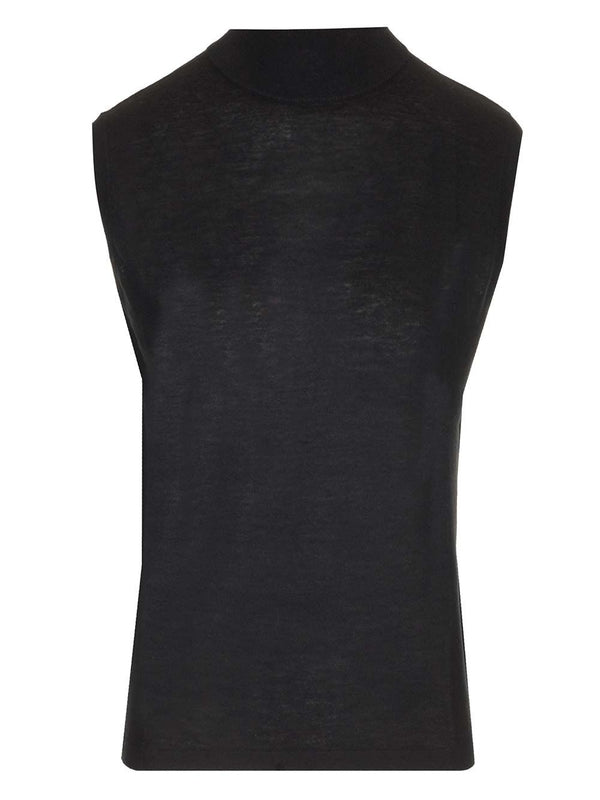 Lucy Sleeveless Cashmere Sweater