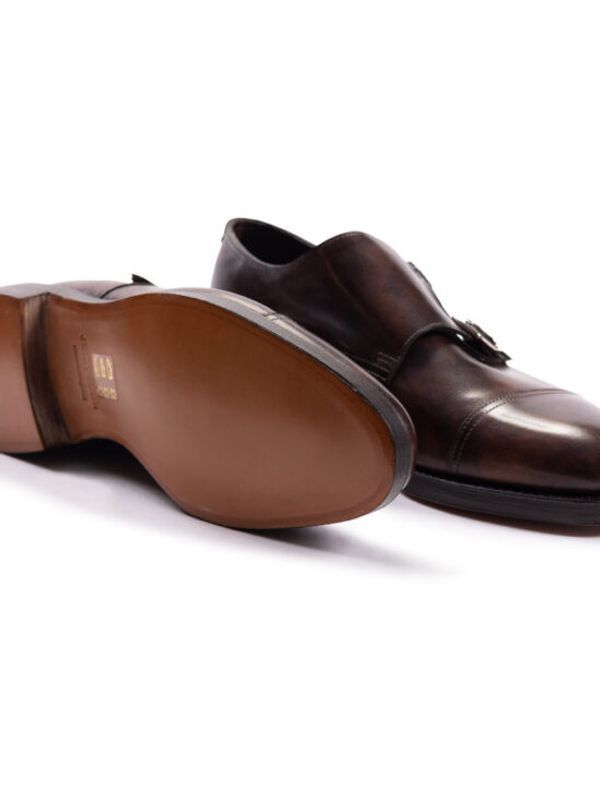 William Leather Monkstrap Shoes